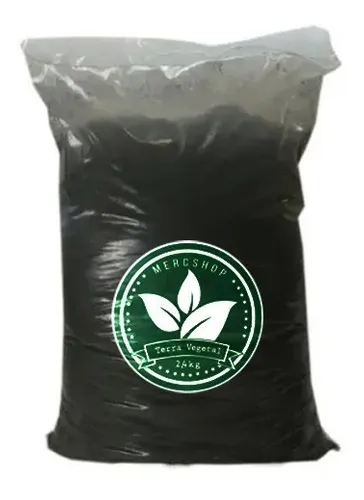 Terra Vegetal Adubada 2,4kg Composto Orgâ...